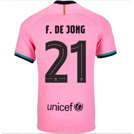 Billiga Fotbollströjor FC Barcelona Frenkie de Jong 21 Tredje tröja 2020/21 Kortärmad